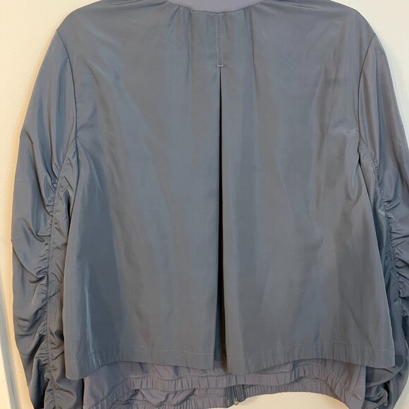 Athleta Women’s Wayfarer Bomber Jacket Coastline Blue size large - Picture 5 of 7